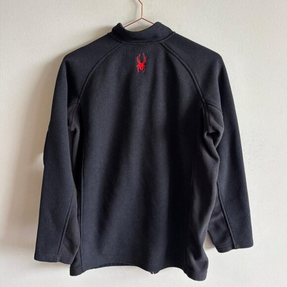 Spyder Mens District constant Full Zip Fleece Jacket Black Size XXL - Picture 7 of 8